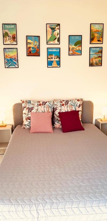 Appartement Vue Mer Avec Parking Ferme La Ciotat Bagian luar foto