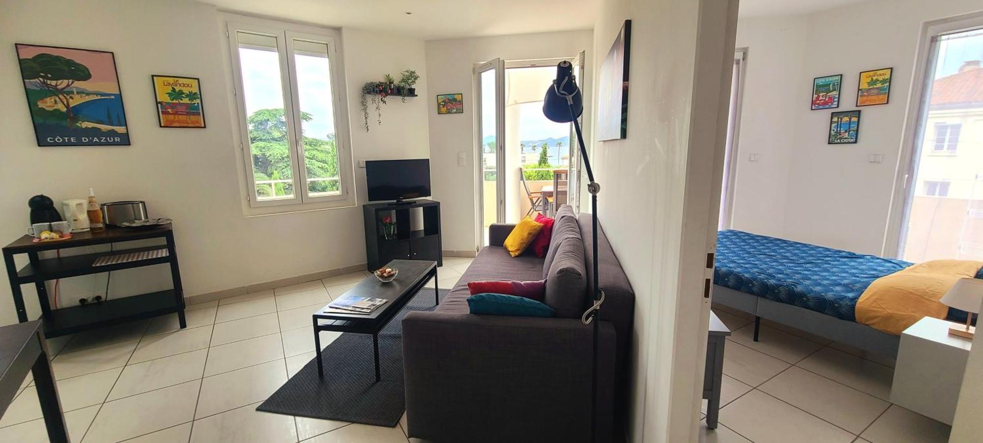 Appartement Vue Mer Avec Parking Ferme La Ciotat Bagian luar foto